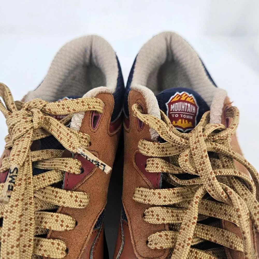 Lems Trailhead Women's Sequoia Hiking Trail Shoes Boots Brown Blue Size 8B Vegan - Picture 10 of 11